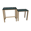 Playing table - Material: Wood and Stone